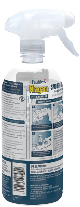 Niagara Premium Smooth Finish Ironing Spray - Niagara Starch